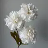 Arranjo de flores de peônia estilo chinês, 3 peças, estilo Chanel, flores de casamento de alta qualidade, decoração de sala de estar, paisagismo externo