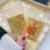 Pegatinas de Foil Dorado con el Mismo Diseño que Shuibeike, Oro Puro 999, Pegatinas de Teléfono Móvil de la Fortuna, Dios de la Fortuna, Regalos Pequeños al por Mayor