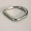 Anel D de aço inoxidável para atacado de fábrica pode ser usado para D-ring de cabo de fita de tecido fornecimento local de D-ring de aço inoxidável