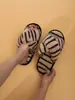 Venta Caliente Transfronteriza Otoño Invierno Cálido Hogar Punta Abierta Silencioso Cruzado Nuevo Estilo Interior Zapatillas de Algodón para Mujer Fábrica Venta al por Mayor Calzado