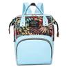 Mochila de color contrastante de moda europea y americana 2023 Nueva bolsa para mamá de tela Oxford de gran capacidad bolsa para madre e hijo bolsa impermeable para mujer