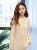 60.00 kg-175.00 kg plus size Gola alta Camisa básica básica feminina gordinha menina Slim Fit Interior Manga Longa Top 2024 Outono