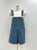 Recomendado para o Verão Macacão Jeans Rosa e Azul Retro Estilo Coreano Redutor de Idade Moda Coreana Roupa Feminina Novo Modelo de Verão 2026
