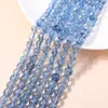 Cristal de Vidrio Teñido al Agua Multicolor Cuentas de Vidrio Pintadas 6~10m Luz Blanca Pulsera DIY Accesorios para Collar Cuentas Redondas Venta al por Mayor