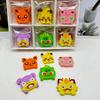 Borrador Pikachu Elfo Estilizado Mini Mascota Borrador de Lápiz Mini Papelería para Estudiantes Borrador de Recortes Premio