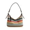 Bolsa de Ombro Tecida de Verão Nicho Feminina 2024 Nova Moda Bolsas de Mão de Palha Tecida Bolsa de Ombro Transversal Versátil