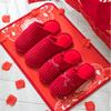 Pantuflas Rojas de Algodón en Stock para Hombres y Mujeres, Adecuadas para Uso Interior en Invierno, Bodas y Ocasiones Festivas