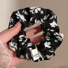 Otoño Invierno Estilo Coreano Cuadros Lazo para el Pelo de Intestino Grande Mujer 2026 Nuevo Gama Alta Súper Grande Cuerda para Moño Flor en la Cabeza Accesorios para el Cabello