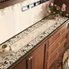 Tapete Protetor para Bancada de Jantar, Estilo Retrô High-End Sem Lavagem, Novo Modelo 2025, Tapete Anti-Sujeira para Sapateira de Entrada, Tapete para Rack de TV