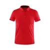 Camiseta de secado rápido logo impresión grupo construcción publicidad cultural polo manga corta ropa de trabajo corporativa impresión bordado