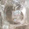 Prato de Frutas Espessado Pet Plástico Simples Transparente Bandeja de Frutas Sala de Estar Lanche Doce Lanche Seco Prato de Sobremesa