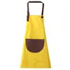 Delantal impermeable para niños ropa de pintura mono de manga larga anti-vestir guardería babero para comer logo de pintura estampado