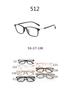 Nuevas gafas planas de plástico TR90 dorado, montura de gafas, moda, simple, decoración de tendencia, lisas, transfronterizas, 512