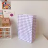 Bolsa de Papel Kraft a Cuadros de Colores Ins Bolsa de Regalo para Niña Bolsa de Empaque de Regalo para Almacenamiento Bolsa para Almacenar Dulces Personalización