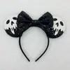 Diadema Decorativa Temática de Halloween Telaraña Calabaza Lentejuelas Moño Hebilla Decorativa para la Cabeza Festival de Fantasmas Accesorios Decorativos para el Cabello
