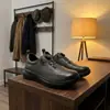 Sapatos Masculinos de Couro Genuíno Primavera e Outono Novos Sapatos para Caminhada ao Ar Livre e Montanhismo Sapatos Esportivos Casuais Masculinos para Corrida Impermeáveis Antiderrapantes Absorventes de Choque