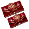 Sobres rojos de boda, sobres rojos grandes de alta gama con flocado, sobres de regalo de diez mil yuanes para la recepción de boda, sobres rojos especiales de regalo de agradecimiento