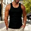 Nueva Camiseta sin Mangas para Hombre Estilo 2026 Verano Moderna Fresca de Gama Alta Estilo Americano de Punto sin Mangas para Hombre