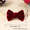 Acessórios de Fita de Veludo para Decoração de Caixas de Presente, Acessórios de Cabelo, Gravatas Borboleta Semi-Acabadas no Atacado