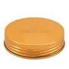 Tampa de Alumínio Rosqueada de Bronze Antigo com 79 Dentes Selo Espiral à Prova de Vazamento Pote Plástico para Pet Garrafa de Vidro com Tampa Chá de Flores Metal Rosqueado