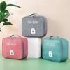 Kit de Primeiros Socorros Mini Portátil, Caixa Pequena de Remédios Médicos para Viagem ao Ar Livre, Bolsa de Remédios Bolsa de Cosméticos, Kit Médico de Emergência Doméstico