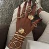 Jieding Joyería Europea y Americana de Acero de Titanio Acero Inoxidable Anillo de Perlas para Mujer Diseño de Nicho Anillo Pulsera Anillo Joyería Transfronteriza