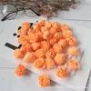 Directo de fábrica espuma de pe simulación flor flor de oso DIY accesorios cabeza de flor rosa corona falsa de boda venta al por mayor