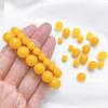 La segunda generación de cera de abeja sintética cuentas sueltas cuentas redondas Wen jugar con cuentas hecho a mano diy ensartar pulsera de cristal collar materiales de joyería