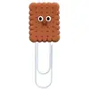 Marcador de Postre de Amazon Papelería para Estudiantes con Clip de Papel de Dibujos Animados Clips de Papel Grandes Lindos Suministros de Oficina DIY