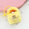 Funda de Punto Hecha a Mano de Dibujos Animados para Auriculares, Bolsa de Almacenamiento, Billetera Tejida, Llavero Colgante Encantador