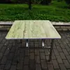 Fabricante Popular Alemán 2026 Mesa Plegable para Puestos, Mesa Plegable para Uso Doméstico, Mesa Pequeña para Mesa de Comedor de Vivienda de Alquiler