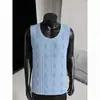 2026 Verano Nuevo Estilo Hombres Estilo Old Money Camiseta sin Mangas de Malla Hueca Chaleco sin Mangas para Hombre Juvenil