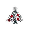 Nuevo broche de árbol de Navidad de Papá Noel, de aleación vintage, para ropa, zapatos y sombreros, accesorios, ramillete, joyería, alfiler.