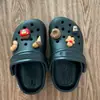 Al por mayor transfronterizo Calzado tipo zueco infantil Charms para zapatos Lazo lindo de niña Manzana Gato Decoraciones Accesorios