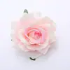 Fondo de Cabeza de Rosa Artificial Pared de Flores Decorativa Sombrero de Paja Accesorios de Flores de Seda Flor para el Cabello DIY Accesorios para Bodas Flor Artificial