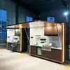 Cocina de Barbacoa para Fiesta al Aire Libre, Equipo para Acampar en Familia, Material de Superficie Espejo, Viene con Utensilios para Barbacoa, Cocina Integrada