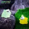 Figuritas de monstruos en miniatura, adorables, que brillan en la oscuridad y con un solo ojo - Accesorios decorativos DIY, perfectos para paisajes en miniatura, escritorios o interiores de automóviles