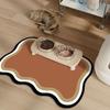 Tapetes de Piso para Dormitorio de Barro de Diatomeas Color Dopamina, Tapetes de Piso Absorbentes de Agua Antideslizantes para Baño del Hogar, Tapetes de Piso Resistentes a Manchas para Cocina