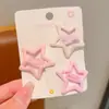 Pinza para el pelo de estrella color dopamina de cinco puntas tocado clip para niños lindo clip BB flequillo princesa pinza lateral