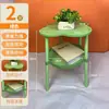Mesa Lateral Estilo Crema, Mesa Pequeña Famosa en Internet, Mesa de Café, Mesa de Café de Trébol de Cuatro Hojas, Gabinete Móvil de Mesita de Noche para Dormitorio, Gabinete de Almacenamiento