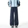 Pantalones deportivos largos rectos de pierna ancha holgados de verano 2026 para hombre y mujer, línea Suha, casual al aire libre estilo americano