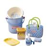 Set de artículos de tocador para dormitorio estudiantil Cubo de dopamina Lavabo para estudiantes de secundaria y universidad Inicio de la vida en el dormitorio Cubo de baño Lavabo