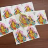 Gran Venta Thangka Tibetano Nepalí Puro Pintado a Mano con los Ocho Signos del Zodíaco Protegiendo al Bodhisattva Manjushri en Forma de Calabaza Núcleo de Tarjeta