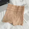 Calcinha de segurança feminina de cintura alta ultra-elástica, levanta bumbum, modela a barriga, anti-exposição, lingerie modeladora