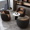 Escritório de Vendas Negociação Sofá Luxo Leve Moderno Salão de Beleza de Alto Padrão Área de Descanso Mesa de Recepção Lazer Combinação de Mesa e Cadeira