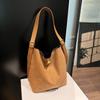 Bolso Casual de Gamuza de Gran Capacidad para Mujer 2026 Nuevo Otoño e Invierno Versátil Bolso de Hombro Cruzado Bolso Cubo