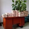 Adornos para Sala de Estar Creativo Hogar Maceta Set de Adornos Madera Florero Set Tubo de Ilustración Envío Gratis