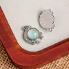 Pingente Casual de Liga de Zinco, Resina, Zircônia e Pérola Inlaid Sol e Lua Pingente DIY Pulseira Colar Acessórios de Joias
