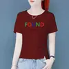 Blusas de Manga Corta Estilo Mamá Transfronterizas para Mujeres de Mediana Edad, Corte Holgado, Adelgazantes, Versátiles, Elegantes, Rejuvenecedoras, con Diseño de Abertura, Blusas Únicas
