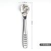 Cuchillo para Pedicura Profesional Usado por Técnicos para Eliminar Callosidades de Piel Muerta Almohadilla Pieza Única de Corte Fondo del Talón del Pie Rallador Rascador Tesoro de Belleza para Pies